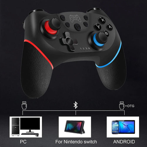 6-Axis Gamepad Joystick Compatible with Android & PC : Wireless Bluetooth Controller for  Nintendo Switch (NS), NS Lite & NS OLED Console |  Ideal Gift for Gamers