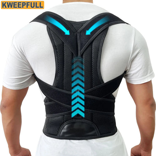 Posture Corrector Back Straightener for Men & Women – Upper Back Brace for Scoliosis & Hunchback Relief - Gift to Express True Love