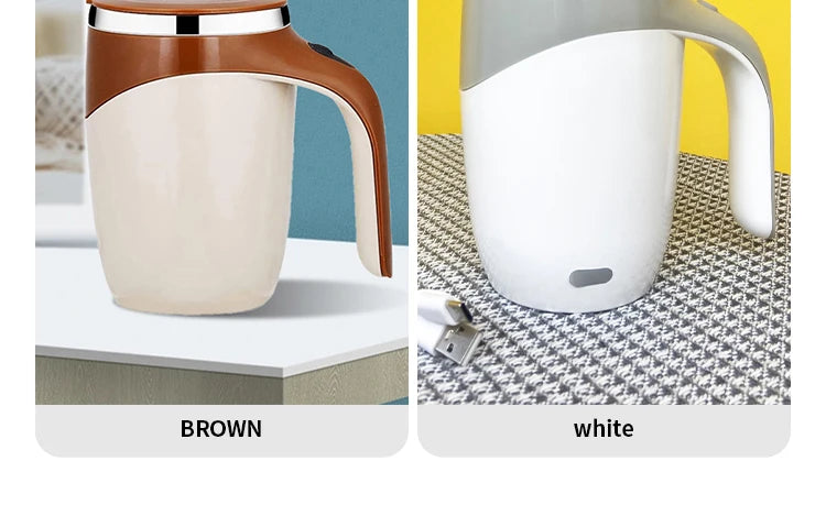 Magnetic Self-Stirring Coffee Mug for Home, Office & Travel – Rechargeable Auto Mix Cup for Tea & Hot Drinks - Perfect Gift to Express True Love