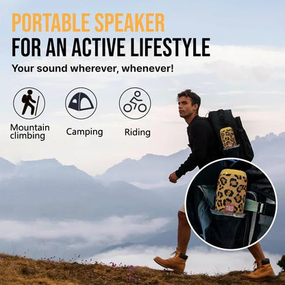 T&G Portable Bluetooth Speaker - Outdoor Wireless Woofer Connects to Mobile Devices, Tablets, and TVs with Free Call, FM, TF Card, & USB Flash Drive - Perfect Gift for All