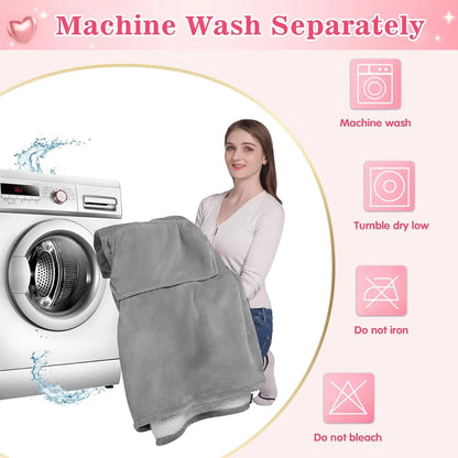 Super Sized Wearable Blanket Hoodie – Soft Hooded Sweatshirt with Sleeves & Pockets—Perfect For Gifting Comfort and Relaxation