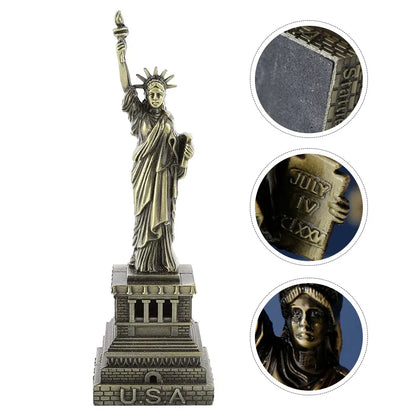 6/7/10 Inch Statue of Liberty Figurine | Garden or Desktop Decorative Model for Home, Office, and Outdoor Display | Patriotic-Themed Gift Figurine for Americans