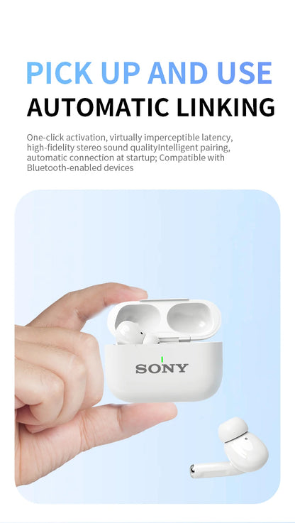 SONY In-Ear Bluetooth Wireless Gaming  TWS Earbuds – HiFi Sports Earphones for Android iOS Devices - Elegant Gift For All