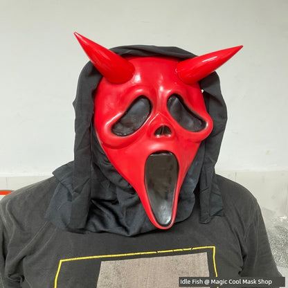 Halloween Horror Mask – Skull Death Scream Ghost Killer Dawn Machine Costume Mask for Spooky Party & Trick or Treat
