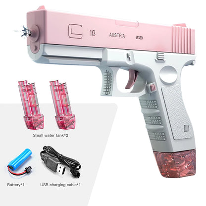 Full Auto M416 Water Gun Toy – Rechargeable Pistol for Beach Battles, Kids & Adult Outdoor Summer Fun - Perfect Gift for Friends & Family