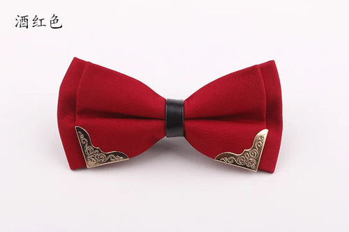 Formal Bow Ties for Men and Women - Variety of Colors, Polyester Fabric , 12cmx6CM - Wedding, Banquet, Leisure