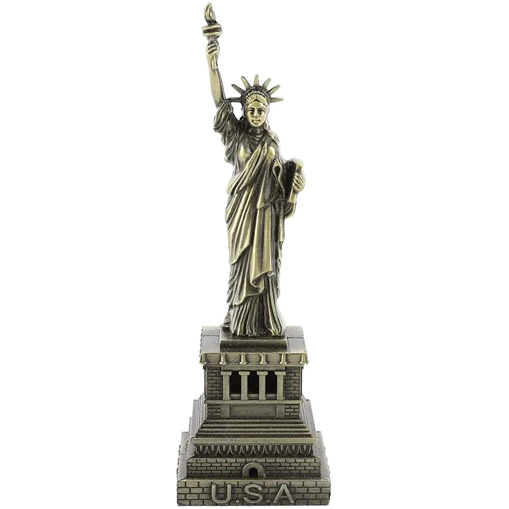 6/7/10 Inch Statue of Liberty Figurine | Garden or Desktop Decorative Model for Home, Office, and Outdoor Display | Patriotic-Themed Gift Figurine for Americans