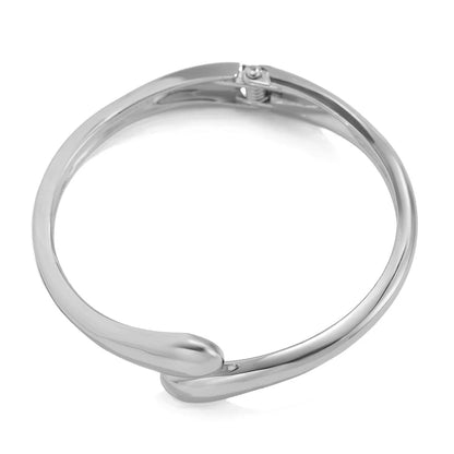 Women’s Wide Chunky Metal Cuff Bracelet – Statement Bangle