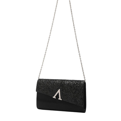 4PCS Evening Purse and Jewelry Set for Women – Glitter Clutch with Matching Necklace, Earrings & Bracelet for Banquet or Bridal Events - Elegant Gift for Her