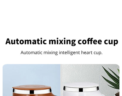 Magnetic Self-Stirring Coffee Mug for Home, Office & Travel – Rechargeable Auto Mix Cup for Tea & Hot Drinks - Perfect Gift to Express True Love