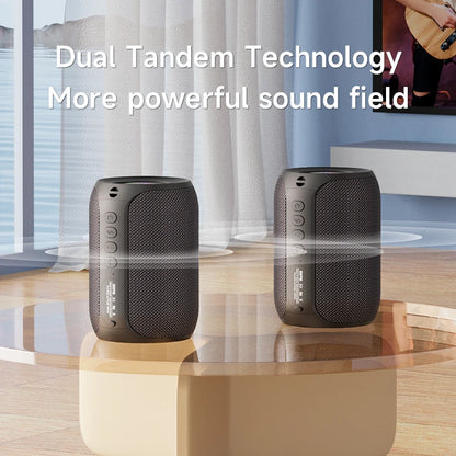 Powerful Bluetooth Speaker with Deep Bass & LED Light – Waterproof Outdoor Soundbox, Wireless Bluetooth  Subwoofer - Perfect Gift for Friends, Family