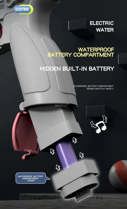 Full Auto M416 Water Gun Toy – Rechargeable Pistol for Beach Battles, Kids & Adult Outdoor Summer Fun - Perfect Gift for Friends & Family