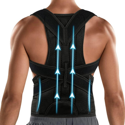 Posture Corrector Back Straightener for Men & Women – Upper Back Brace for Scoliosis & Hunchback Relief - Gift to Express True Love