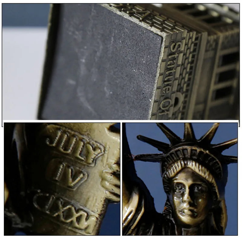 6/7/10 Inch Statue of Liberty Figurine | Garden or Desktop Decorative Model for Home, Office, and Outdoor Display | Patriotic-Themed Gift Figurine for Americans