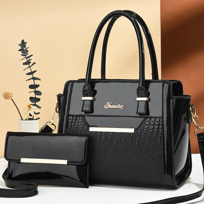 Classic Lizard Pattern Shoulder & Crossbody Tote Bag for Women – Large Capacity Retro  Urban Commuter Handbag - Perfect Gift for Her
