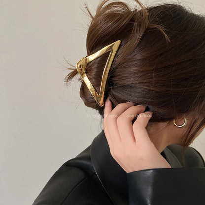 Fashion Geometric Metal Hair Claw Clips, Large Hair Catch Clip ,Headband, Hairpin, Hair Accessories For women and girls