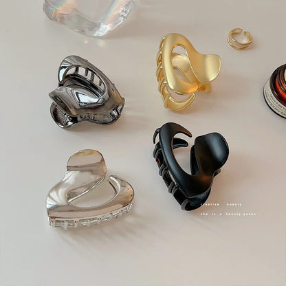 Fashion Geometric Metal Hair Claw Clips, Large Hair Catch Clip ,Headband, Hairpin, Hair Accessories For women and girls