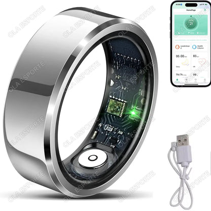 Xiaomi Unisex Fitness Smart Ring – Blood Pressure & Heart Rate Tracker, Multi-Sport Mode, Waterproof Wearable - Perfect Gift