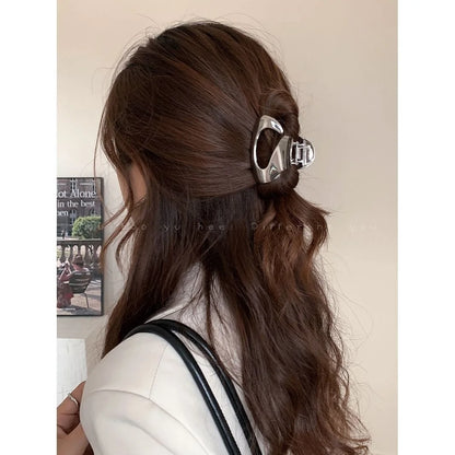 Fashion Geometric Metal Hair Claw Clips, Large Hair Catch Clip ,Headband, Hairpin, Hair Accessories For women and girls