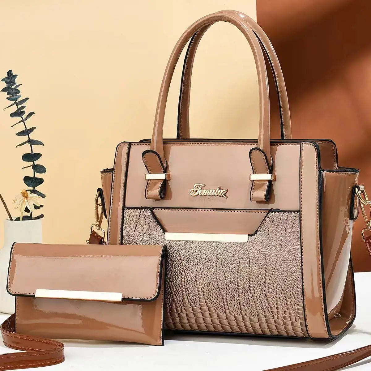 Classic Lizard Pattern Shoulder & Crossbody Tote Bag for Women – Large Capacity Retro  Urban Commuter Handbag - Perfect Gift for Her