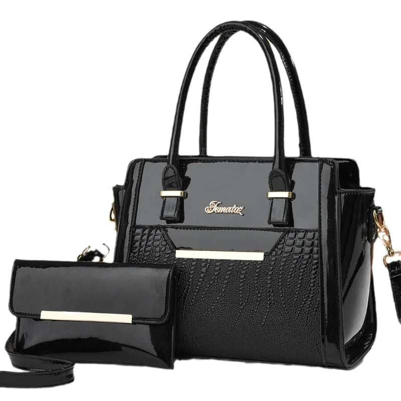Classic Lizard Pattern Shoulder & Crossbody Tote Bag for Women – Large Capacity Retro  Urban Commuter Handbag - Perfect Gift for Her