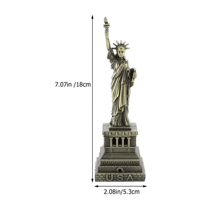 6/7/10 Inch Statue of Liberty Figurine | Garden or Desktop Decorative Model for Home, Office, and Outdoor Display | Patriotic-Themed Gift Figurine for Americans