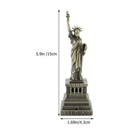 6/7/10 Inch Statue of Liberty Figurine | Garden or Desktop Decorative Model for Home, Office, and Outdoor Display | Patriotic-Themed Gift Figurine for Americans