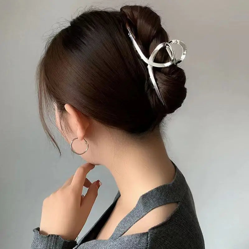 Fashion Geometric Metal Hair Claw Clips, Large Hair Catch Clip ,Headband, Hairpin, Hair Accessories For women and girls