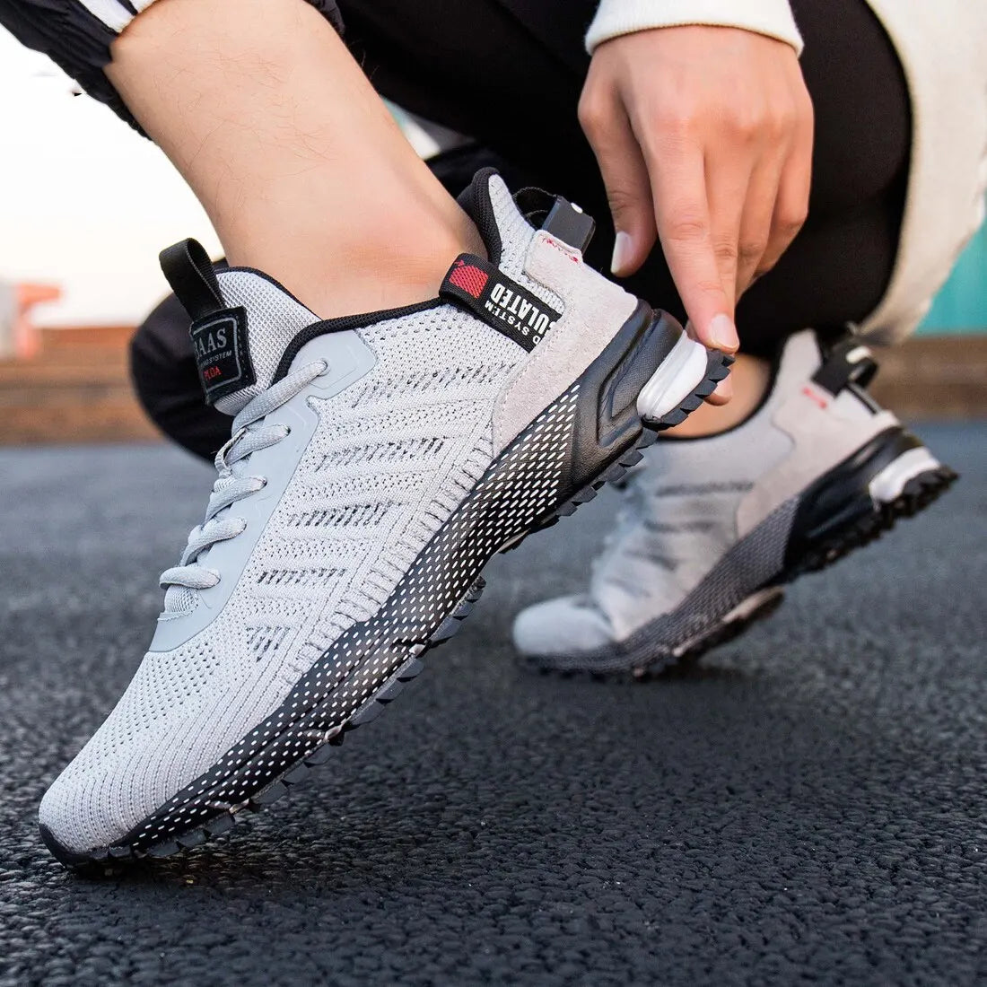 Men’s Sport Shoes – Lightweight Non-Slip Running Sneakers for Tennis & Training