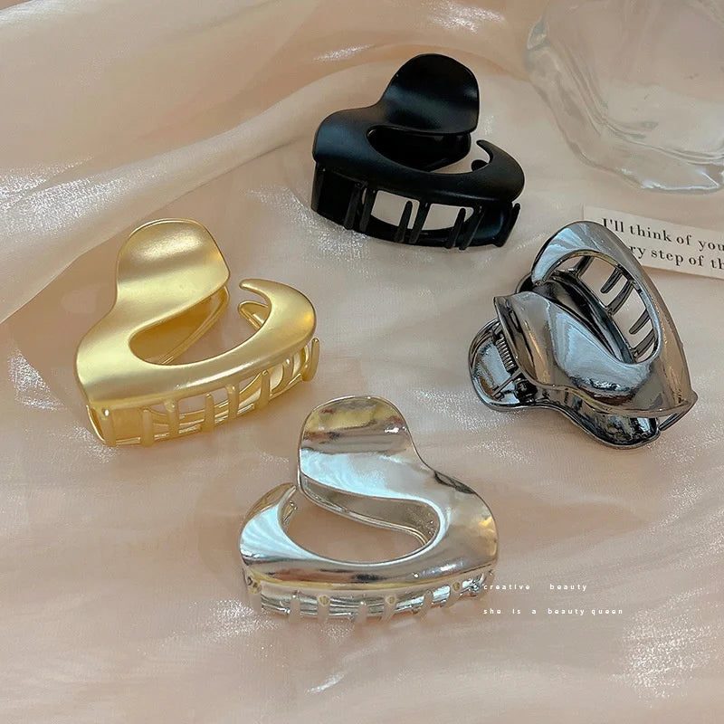 Fashion Geometric Metal Hair Claw Clips, Large Hair Catch Clip ,Headband, Hairpin, Hair Accessories For women and girls