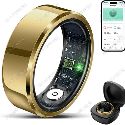 Xiaomi Unisex Fitness Smart Ring – Blood Pressure & Heart Rate Tracker, Multi-Sport Mode, Waterproof Wearable - Perfect Gift