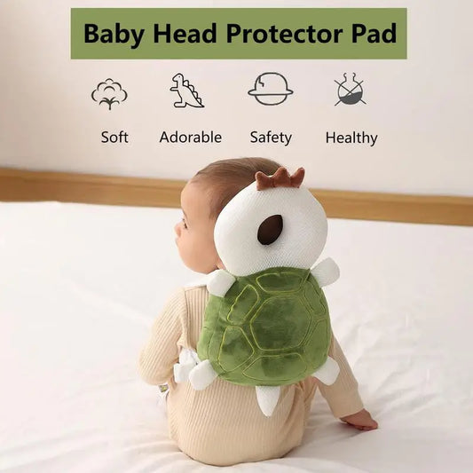 Baby Headrest Safety Pillows with Backpack - Infant Head Fall Protector Cushion with Cartoon Soft Security Pillows for Toddlers - Ideal Gift for Baby