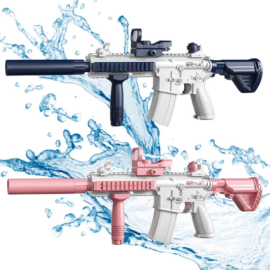 Full Auto M416 Water Gun Toy – Rechargeable Pistol for Beach Battles, Kids & Adult Outdoor Summer Fun - Perfect Gift for Friends & Family