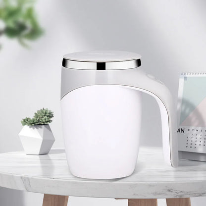 Magnetic Self-Stirring Coffee Mug for Home, Office & Travel – Rechargeable Auto Mix Cup for Tea & Hot Drinks - Perfect Gift to Express True Love