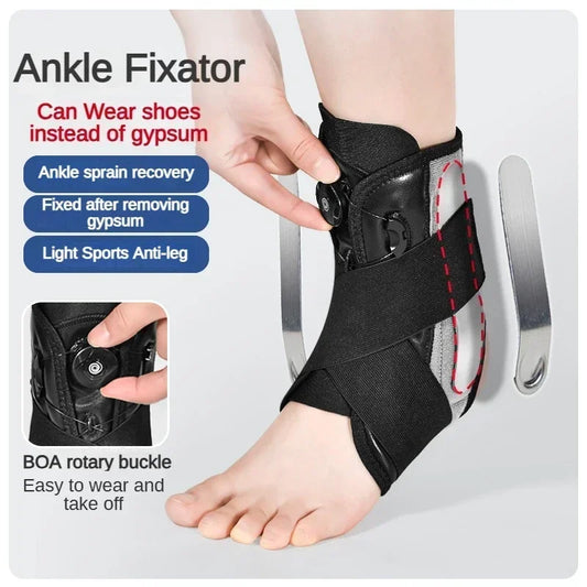Adjustable Ankle Support Brace – Sports Safety Bandage for Sprain, Ligament Strain & Injury Recovery - Ideal Gift for Loved Ones