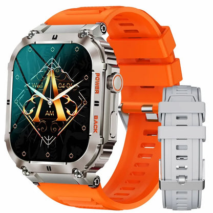 Men's Smartwatch for Android & iPhone By LIGE – Smashproof & Waterproof, 1.96" Display, Bluetooth Call, Fitness Tracker, 400mAh Battery - Perfect Gift for Him