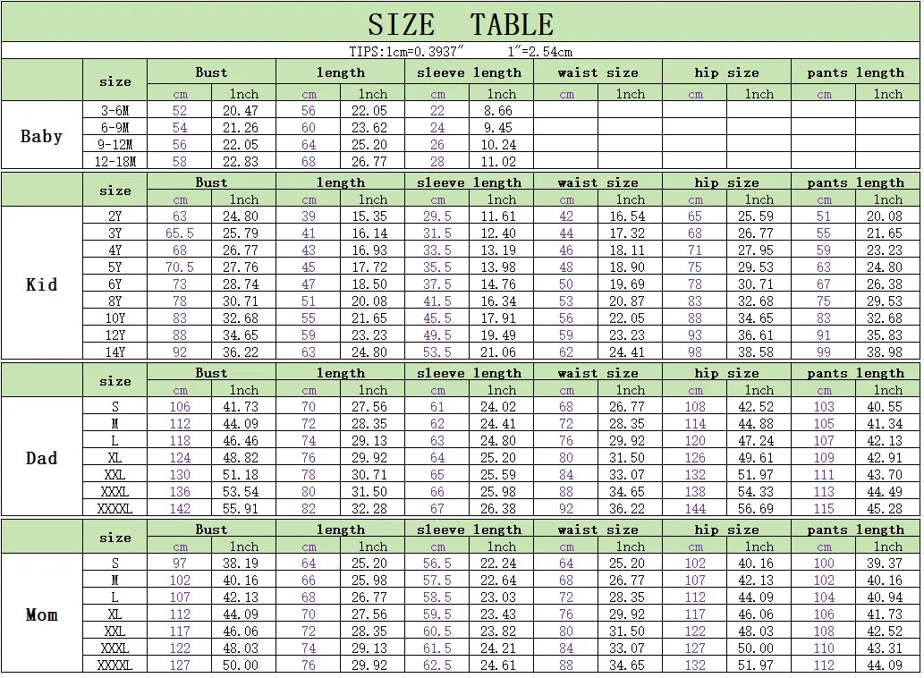 Matching Family Christmas Pajamas Set – Snug, Colorful Letter Print Top & Plaid Bottom Jammies