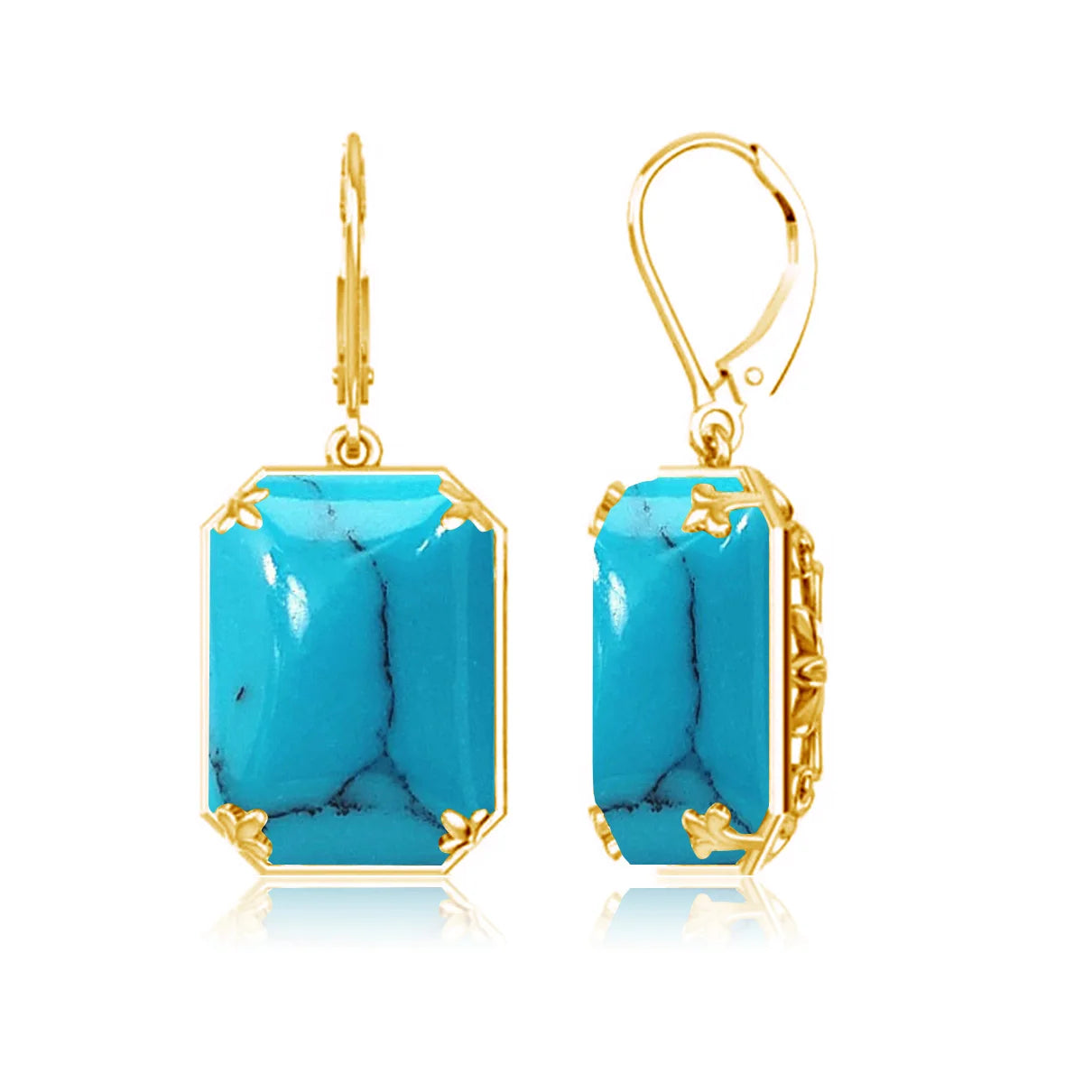 Elegant Ruby Dangle Earrings for Women – 925 Silver 18K Gold Plated Hoops Fine Jewelry for Engagement, Party & Gifting Her
