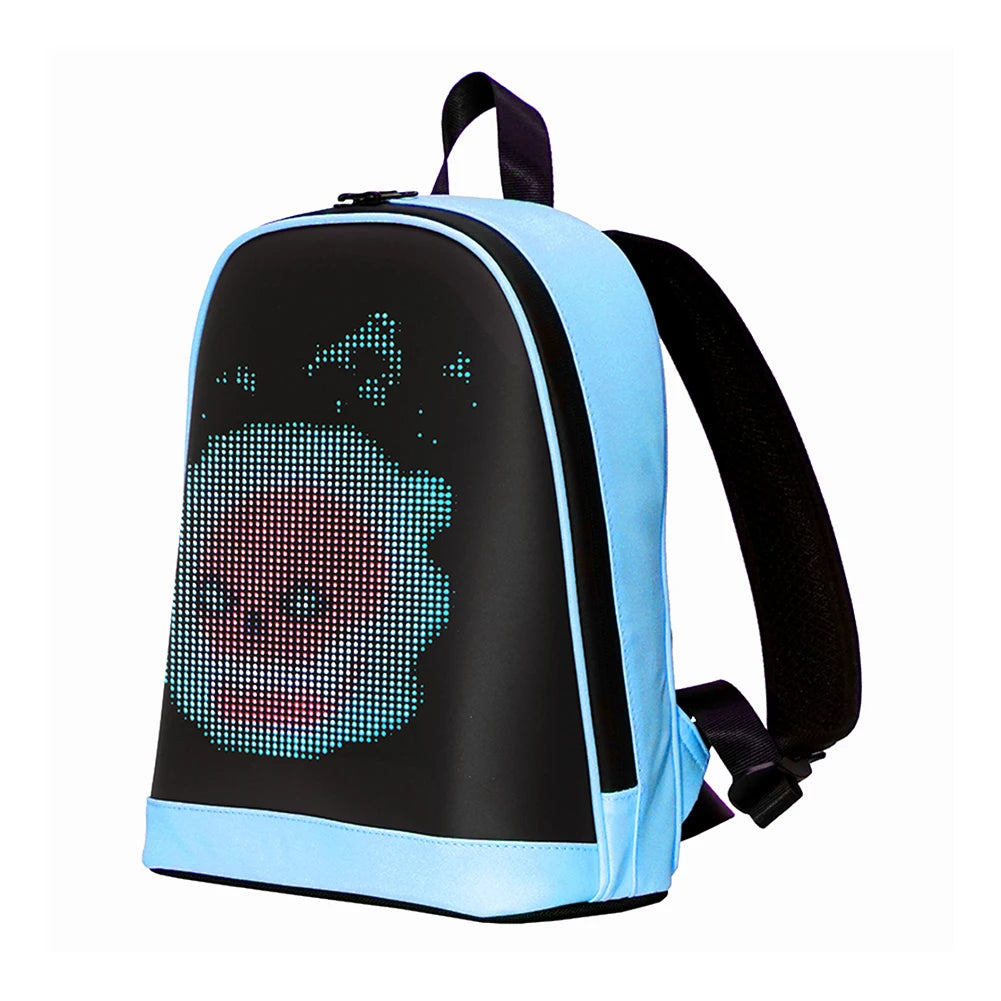 Smart LED Display Backpack with APP Control – Unisex Design Waterproof Motorcycle Pixel Bag for Outdoor & Business Use - Perfect Gift For All