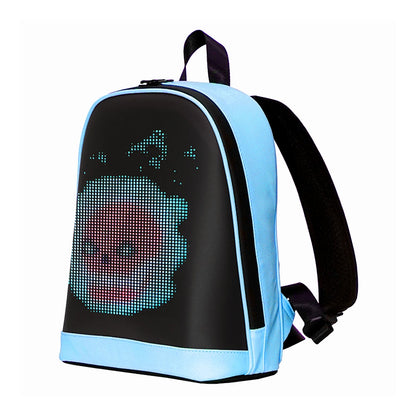 Smart LED Display Backpack with APP Control – Unisex Design Waterproof Motorcycle Pixel Bag for Outdoor & Business Use - Perfect Gift For All