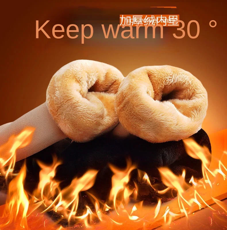 5 Pairs Winter Thermal Wool Cashmere Socks – Warm Seamless Unisex Velvet Sock