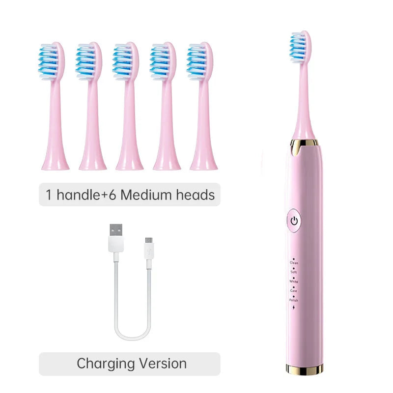 Tongwode Electric Toothbrush -  Smart Automatic Ultrasonic  Wireless Rechargeable Long Lasting Oral Cleaner - The Ideal Gift to Show Your Care for Your Loved Ones