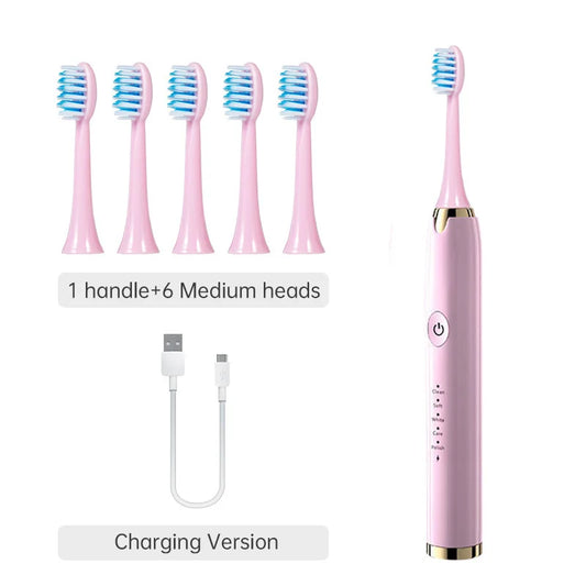 Tongwode Electric Toothbrush -  Smart Automatic Ultrasonic  Wireless Rechargeable Long Lasting Oral Cleaner - The Ideal Gift to Show Your Care for Your Loved Ones