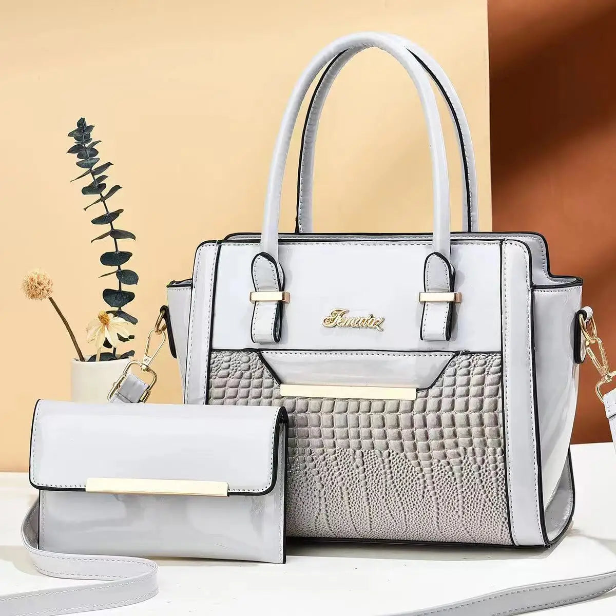 Classic Lizard Pattern Shoulder & Crossbody Tote Bag for Women – Large Capacity Retro  Urban Commuter Handbag - Perfect Gift for Her