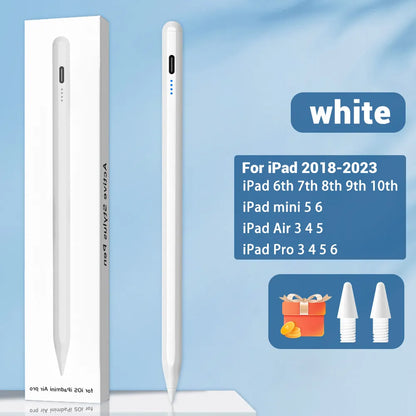 Palm Rejection  Apple Pencil  iPad Accessories: Power Display Apple iPad 2022 2021 2020 2019 2018 Pro 11 12.9 Air Mini Stylus Pen - Exquisite Gifts to Inspire Your Beloved Creator