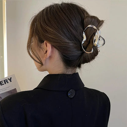 Fashion Geometric Metal Hair Claw Clips, Large Hair Catch Clip ,Headband, Hairpin, Hair Accessories For women and girls