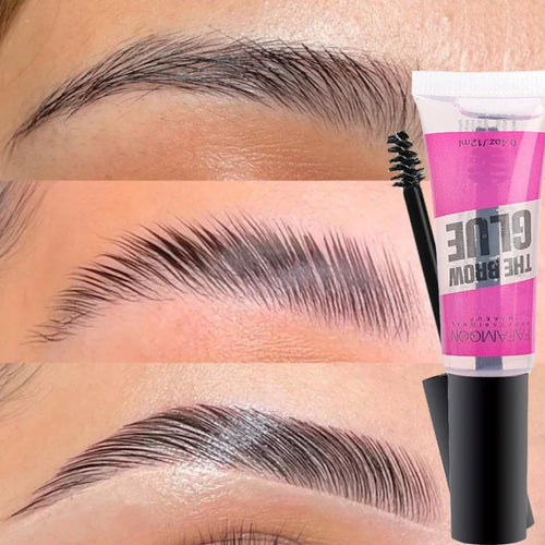 Long-lasting Waterproof 3D Eyebrow Styling Gel - Transparent Quick Dry Wax Set Brow Lifting Eyebrow Enhancers Makeup - Perfect Gift for Women