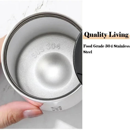400ml Leak-Proof Stainless Steel Thermal Coffee Mug – Portable Travel Cup, Insulated 304 Thermos, Water Bottle - Perfect Gift for Family, Friends & Yourself