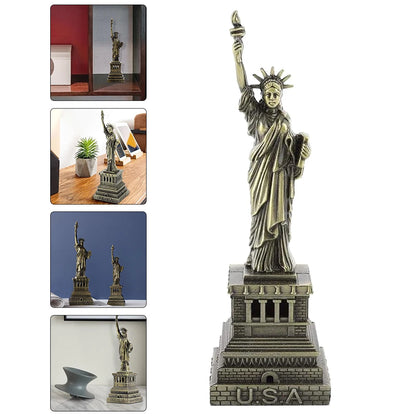 6/7/10 Inch Statue of Liberty Figurine | Garden or Desktop Decorative Model for Home, Office, and Outdoor Display | Patriotic-Themed Gift Figurine for Americans