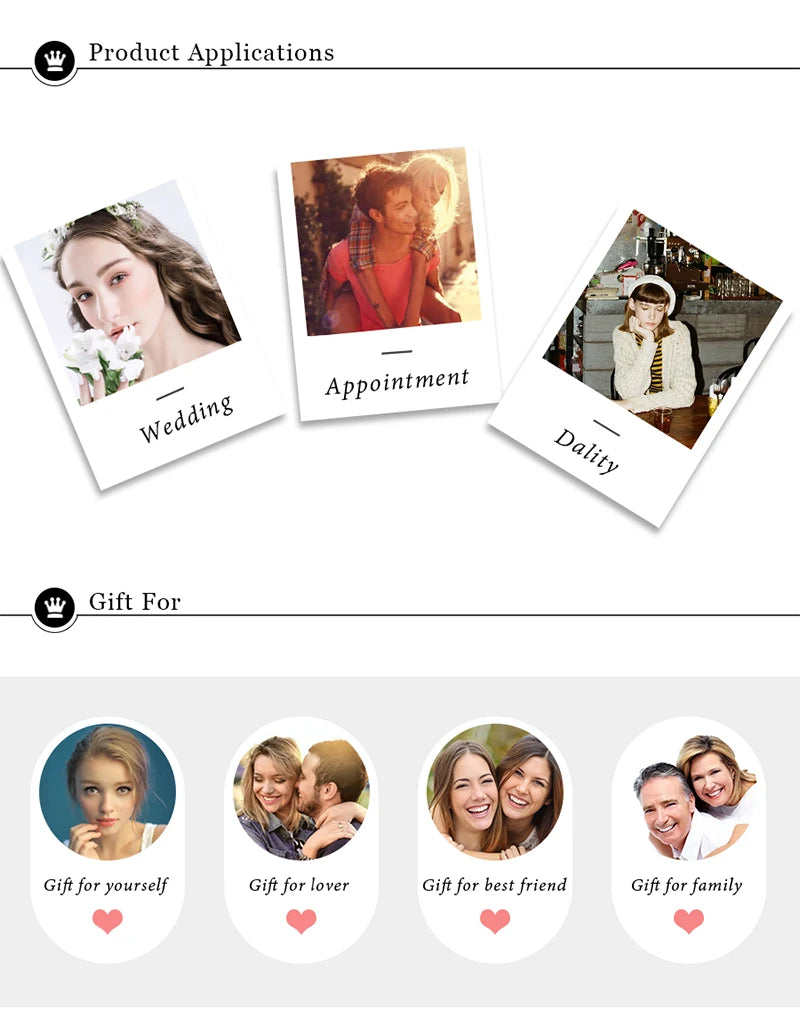 EILIECK 316L Stainless Steel White Zirconia Flower Petal Necklace Bracelet Earrings Set For Women New Trendy Jewelry Party Gift